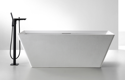 Dahua Geometric Freestanding Bathtub – Tapered Rectangular Design